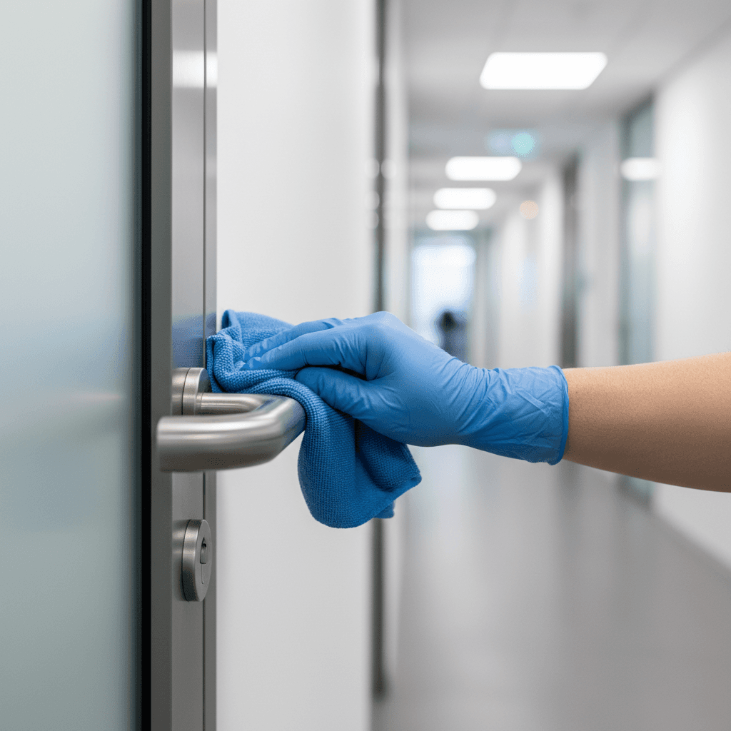 Professionelle Reinigung und Pflege eines Treppenhauses